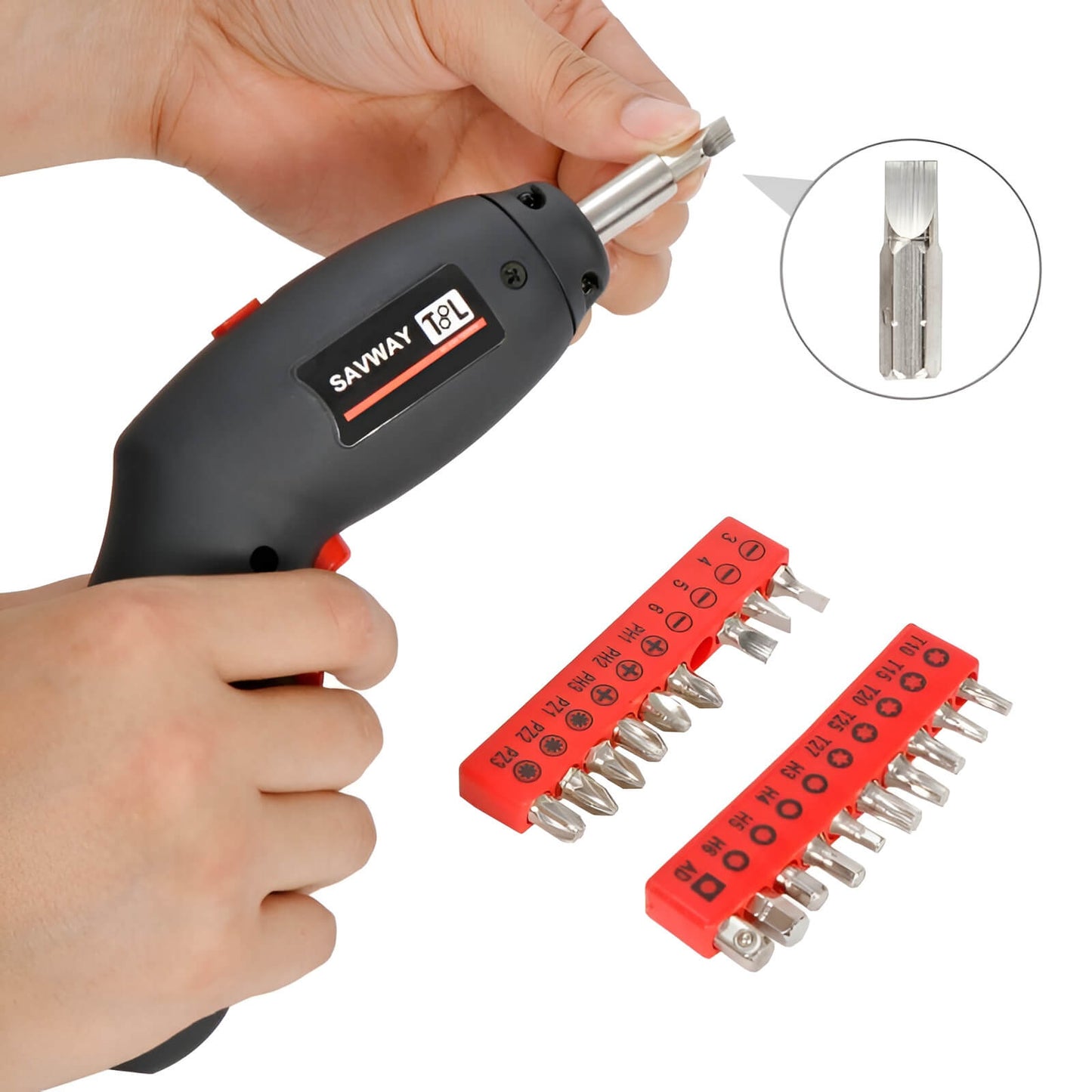 143-piece Home Tool Kit with Cordless Screwdriver
