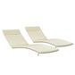 Albany Beige Chaise Lounge Cushions - Set of 2